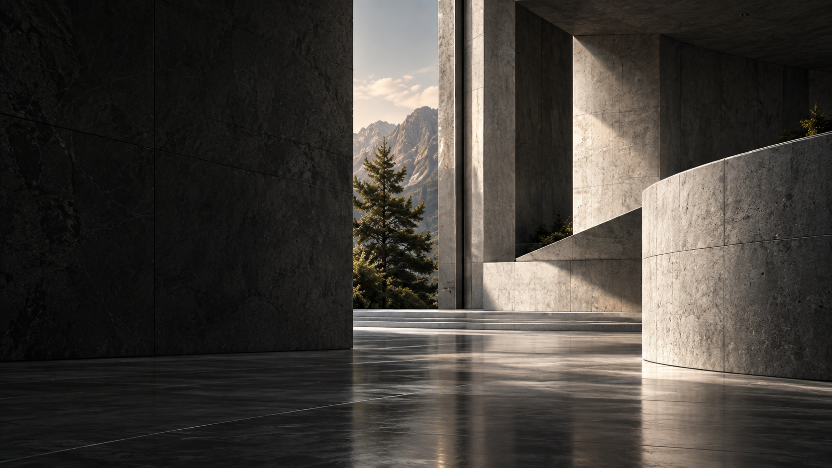 Modern stone architecture