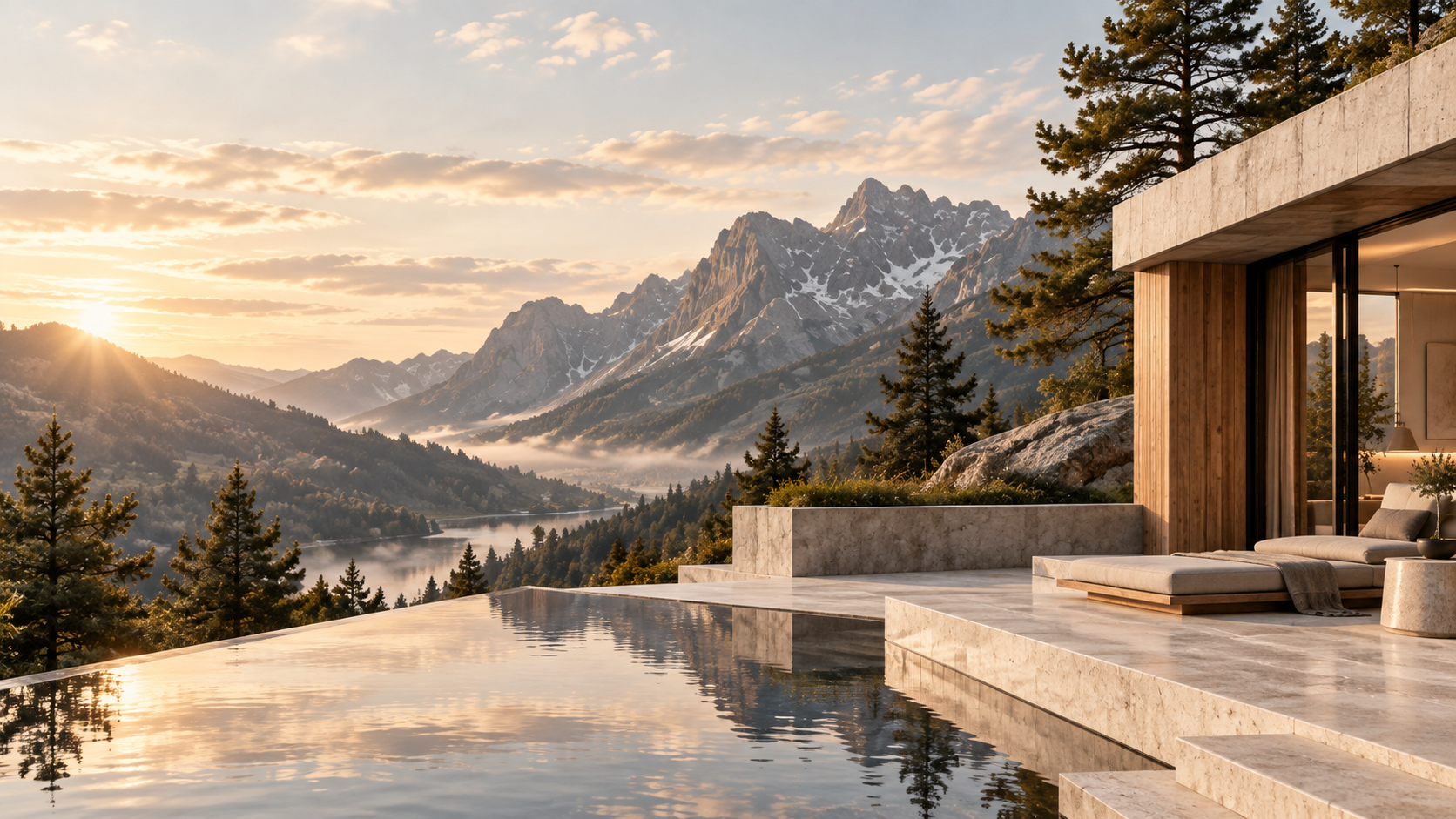 Contemporary mountain residence